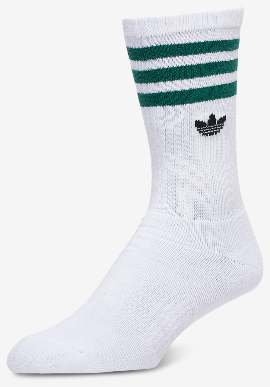 adidas Originals Trefoil Roller Crew Socks 6 Pack Image 7 of 7. Tap to open photo gallery.
