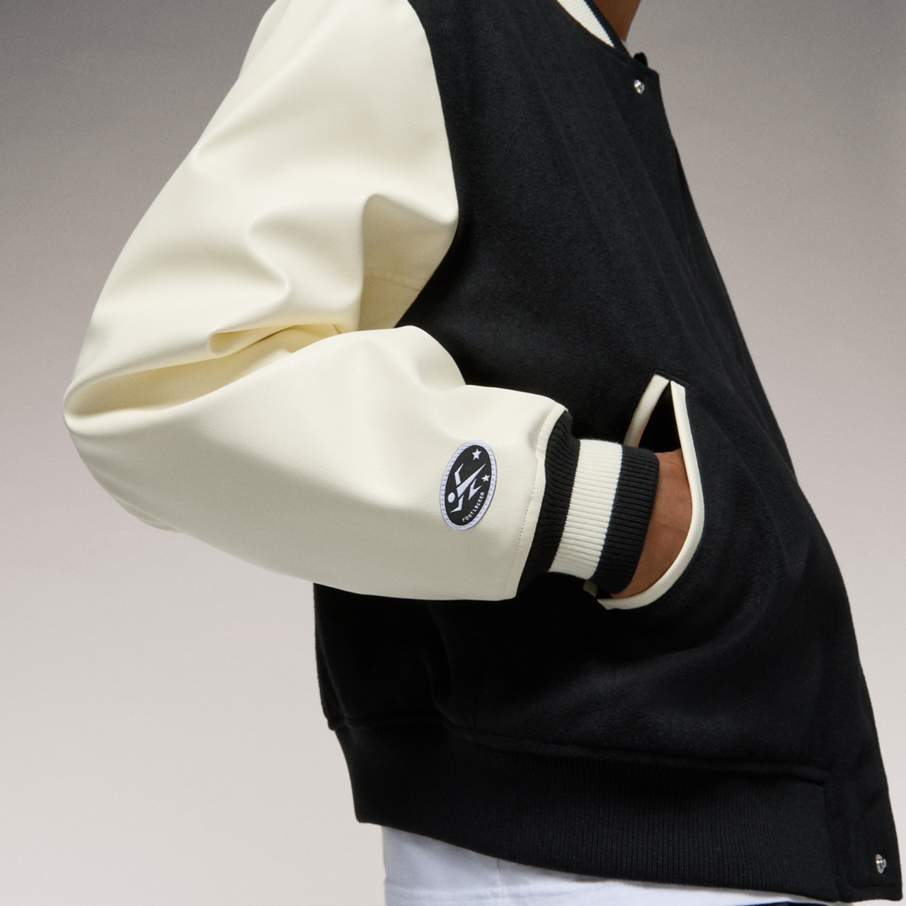 LCKR The Five One Two Varsity Jacket Image 3 of 6. Tap to open photo gallery.
