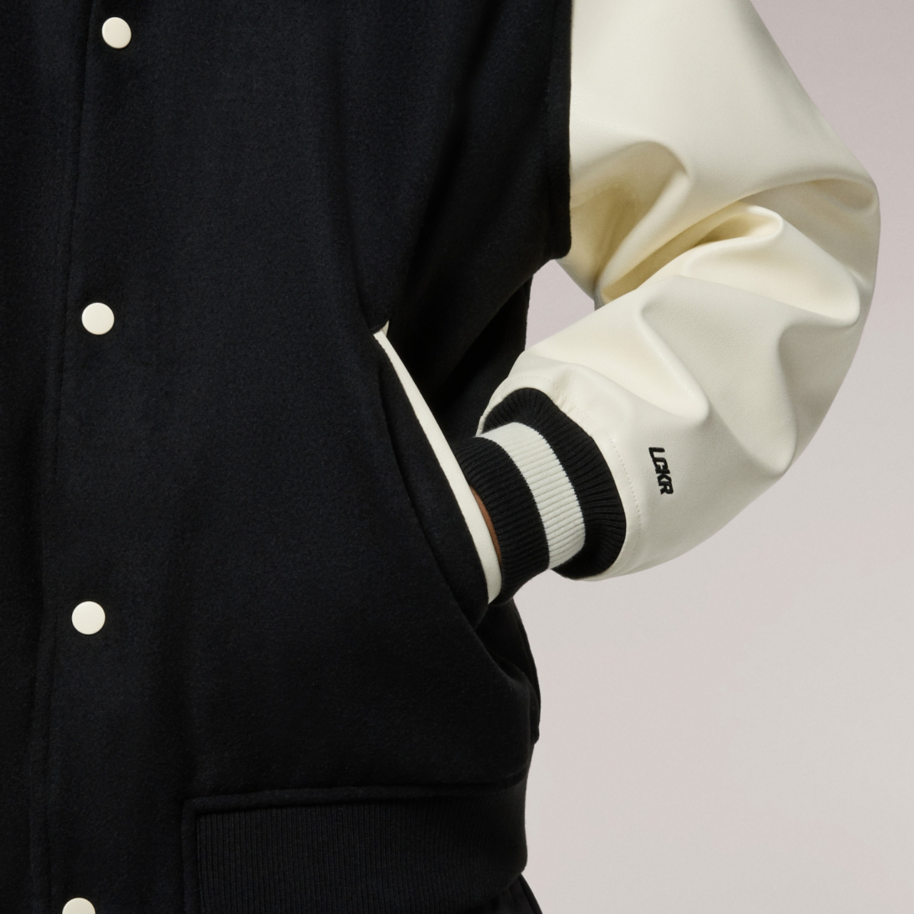 LCKR The Five One Two Varsity Jacket Image 4 of 6. Tap to open photo gallery.