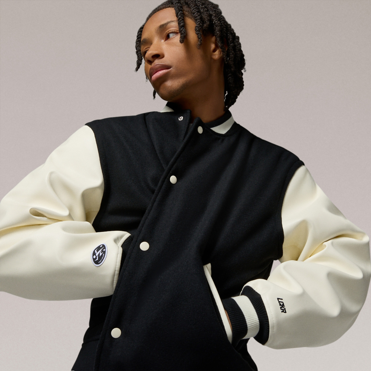 LCKR The Five One Two Varsity Jacket Image 5 of 6. Tap to open photo gallery.
