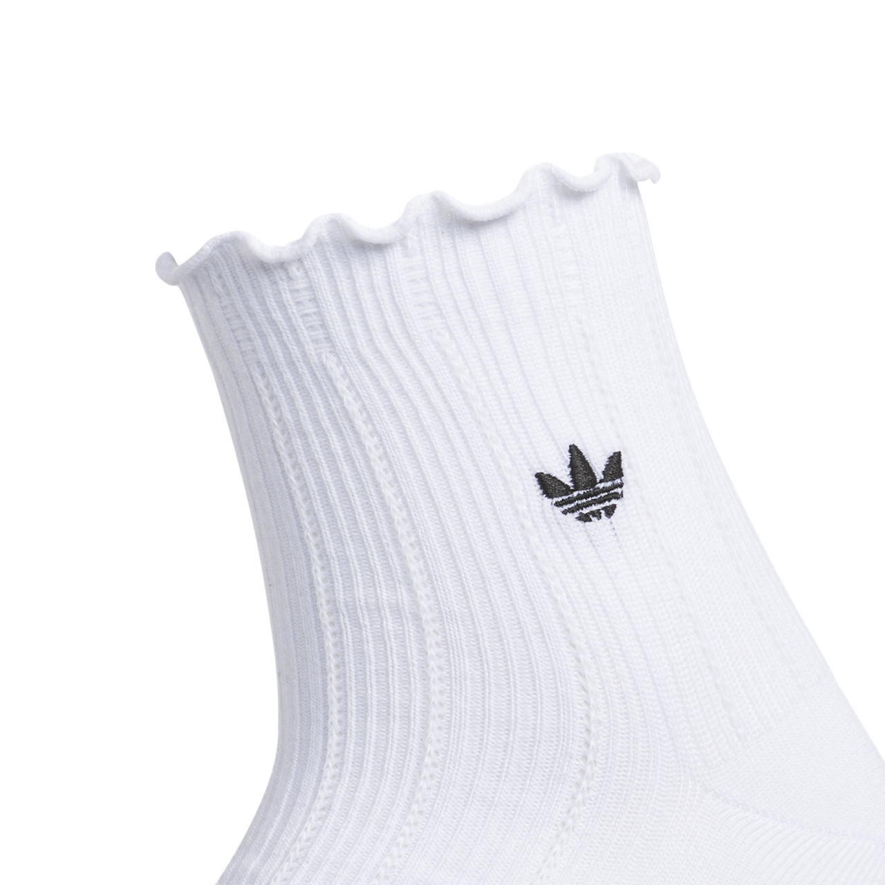 adidas Originals Ruffle Quarter Socks 3-Pack Image 2 of 10. Tap to open photo gallery.