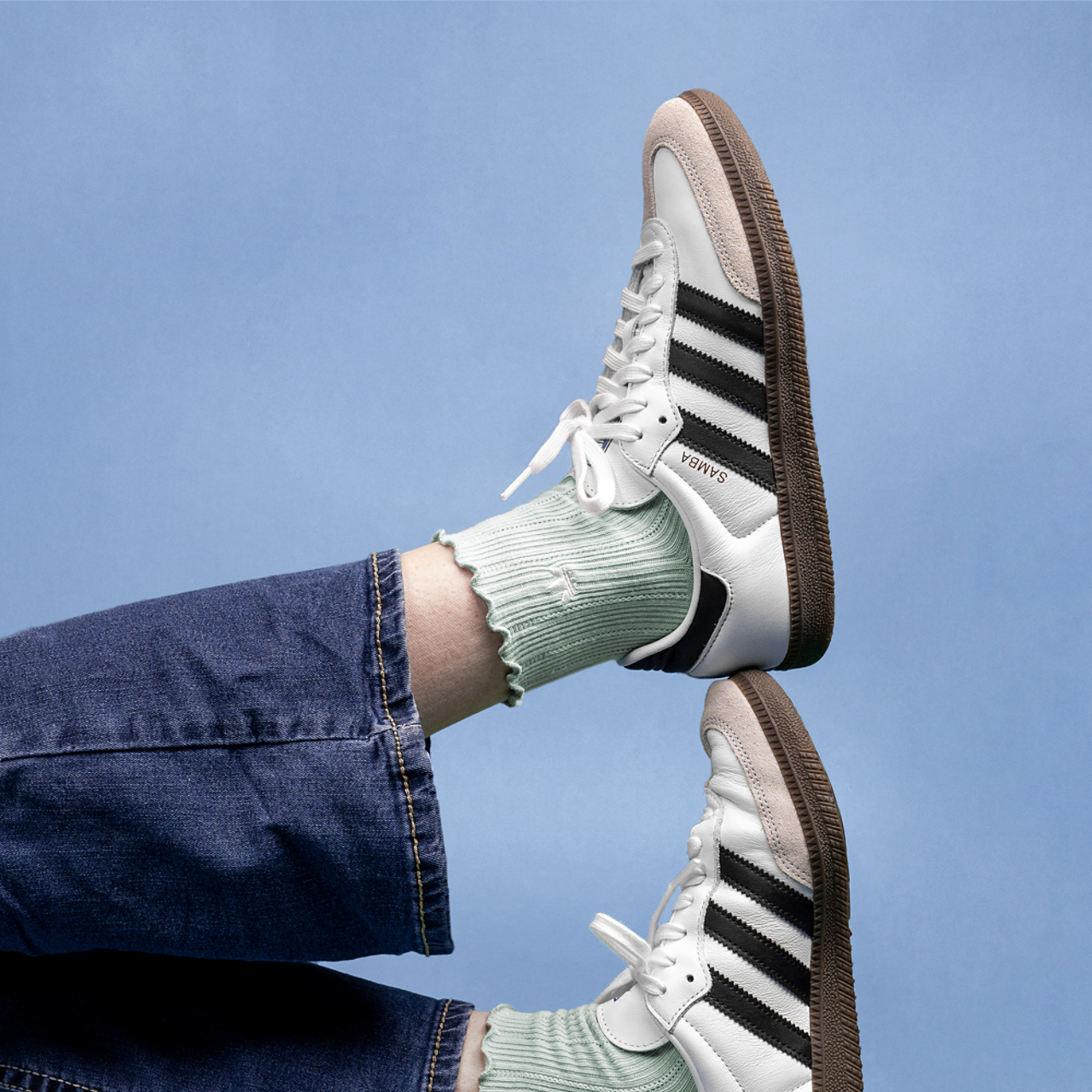 adidas Originals Ruffle Quarter Socks 3-Pack Image 5 of 11. Tap to open photo gallery.