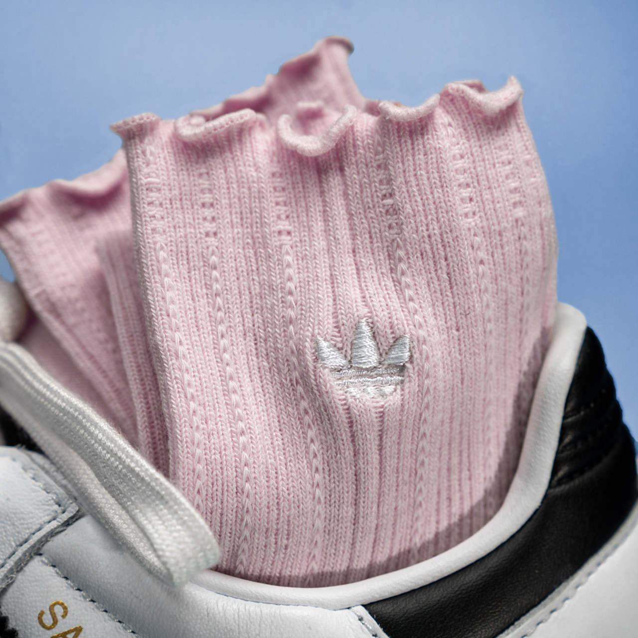 adidas Originals Ruffle Quarter Socks 3-Pack Image 6 of 10. Tap to open photo gallery.