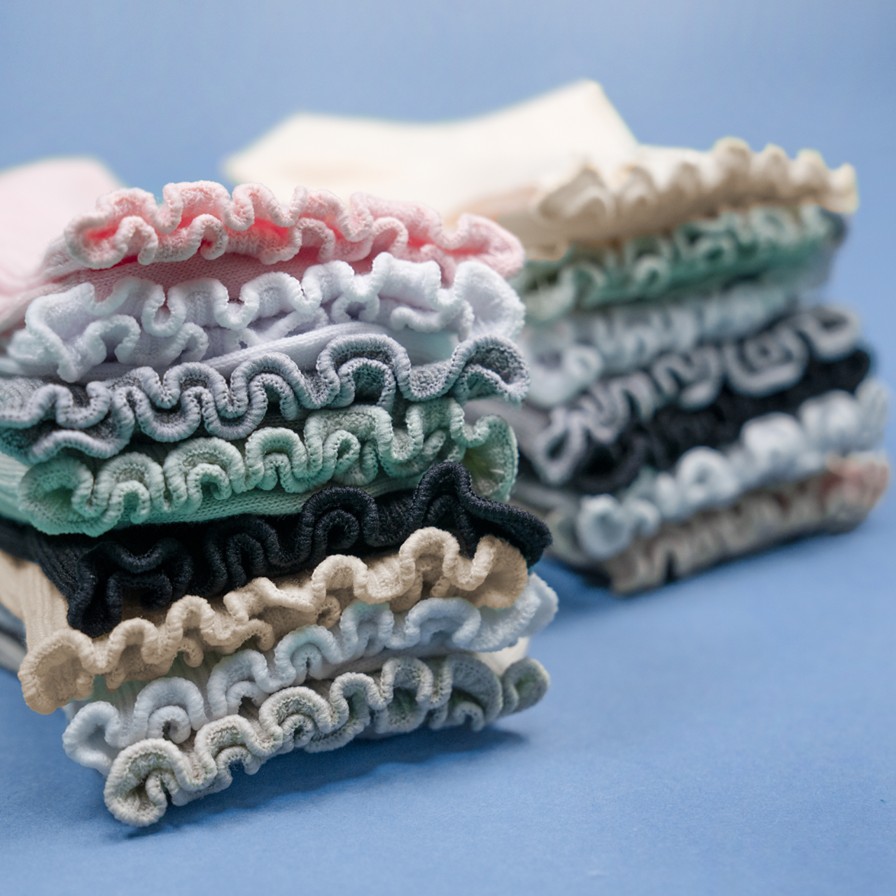 adidas Originals Ruffle Quarter Socks 3-Pack Image 8 of 10. Tap to open photo gallery.