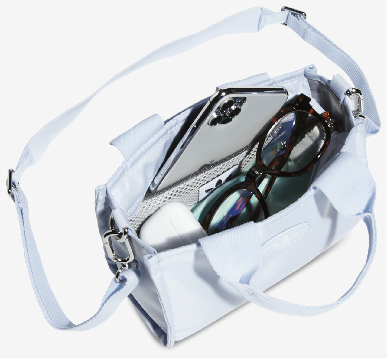 adidas Originals Micro Mini Tote Bag Image 3 of 4. Tap to open photo gallery.