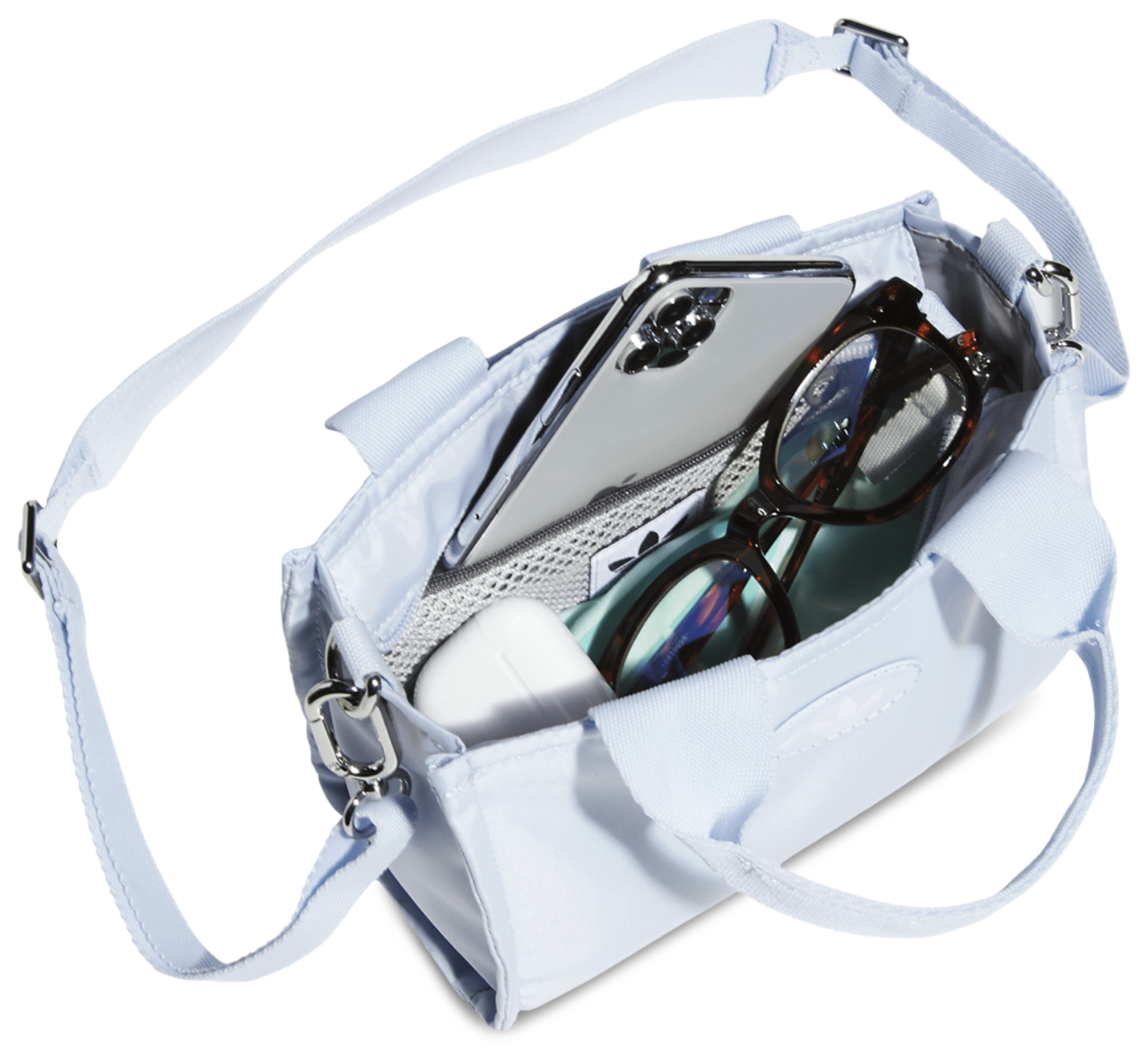 adidas Originals Micro Mini Tote Bag Image 3 of 4. Tap to open photo gallery.