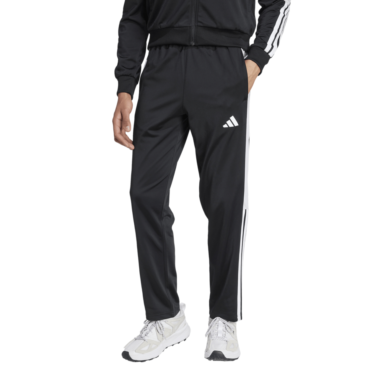 adidas 3-Stripes Colorblock Snap Pants Image 1 of 5. Tap to open photo gallery.