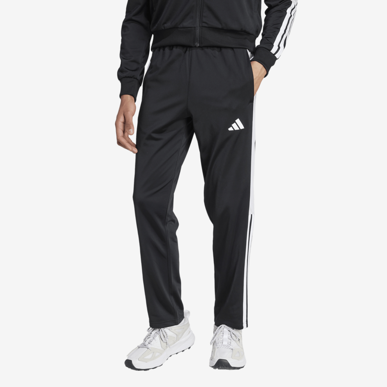 adidas 3-Stripes Colorblock Snap Pants Image 1 of 5. Tap to open photo gallery.