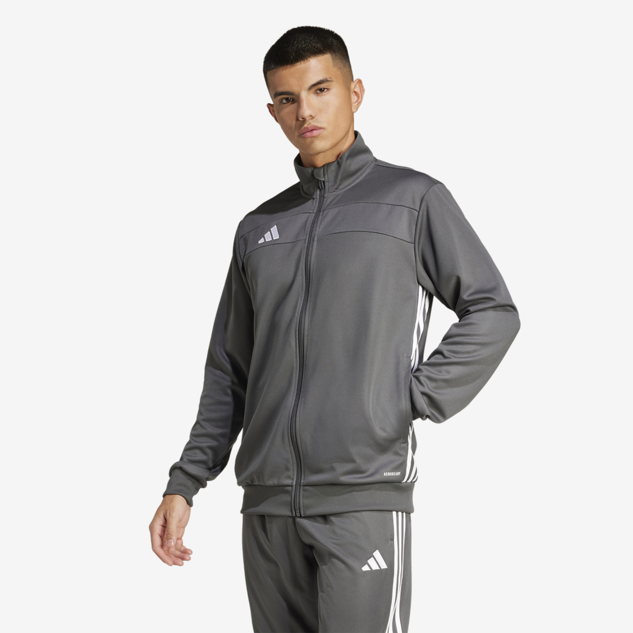 adidas Tiro 25 Essentials Training Jacket Image 3 of 6. Tap to open photo gallery.