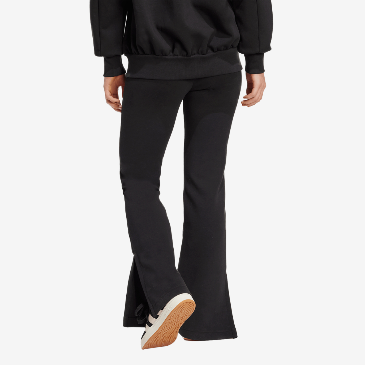 adidas Soft Lux Flared Pants Image 2 of 6. Tap to open photo gallery.
