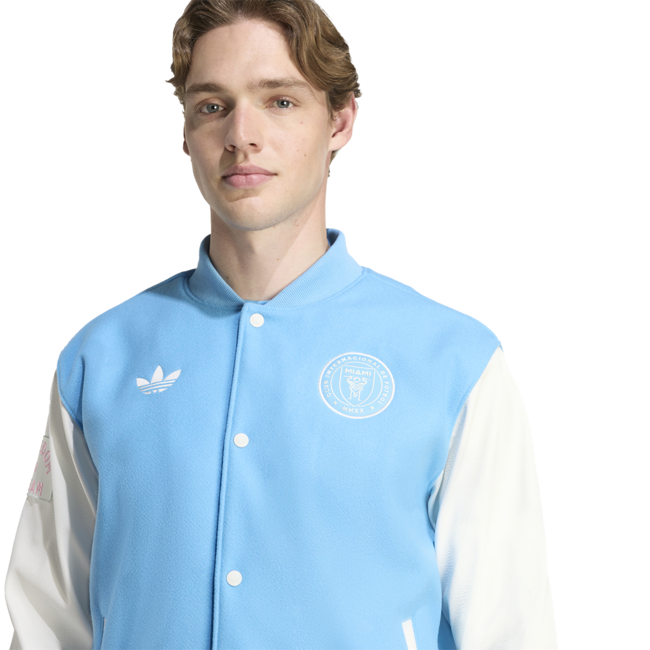 adidas Inter Miami FC OG Jacket Image 5 of 7. Tap to open photo gallery.