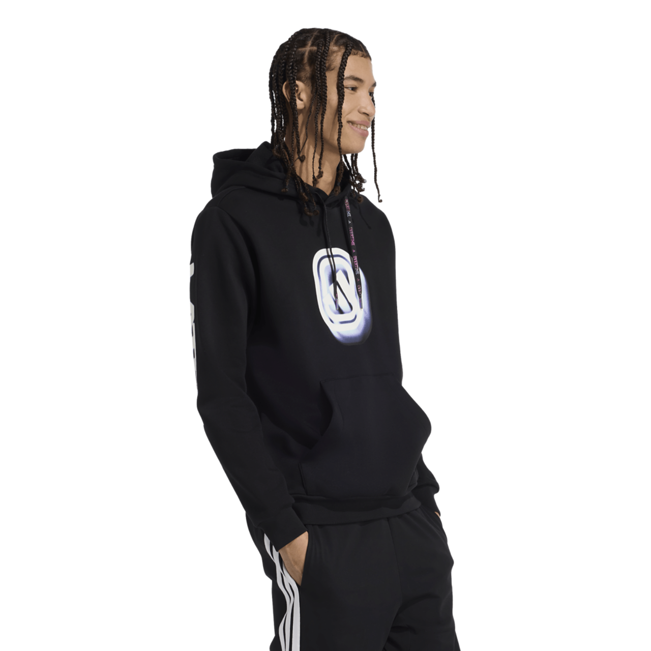 adidas Overtime Hoodie Image 3 of 5. Tap to open photo gallery.