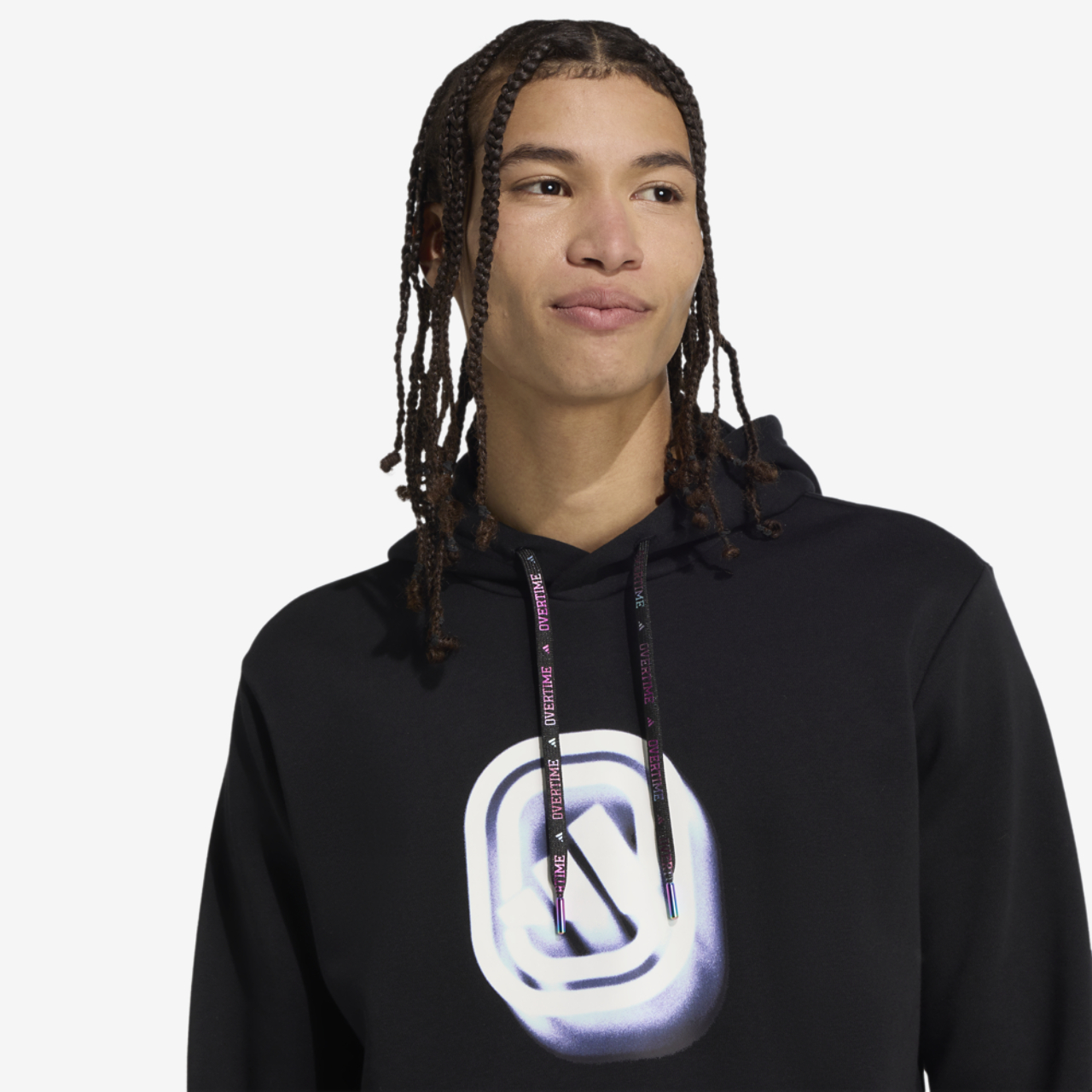 adidas Overtime Hoodie Image 4 of 5. Tap to open photo gallery.