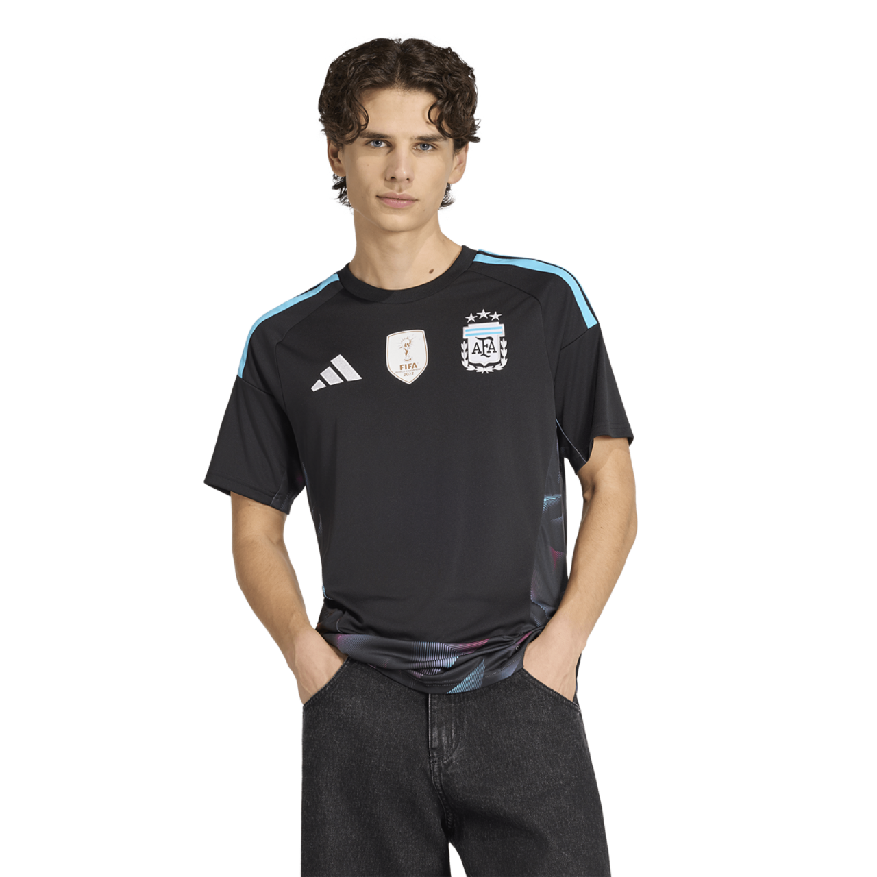 adidas Argentina 26 Home Goalkeeper Jersey Image 1 of 8. Tap to open photo gallery.