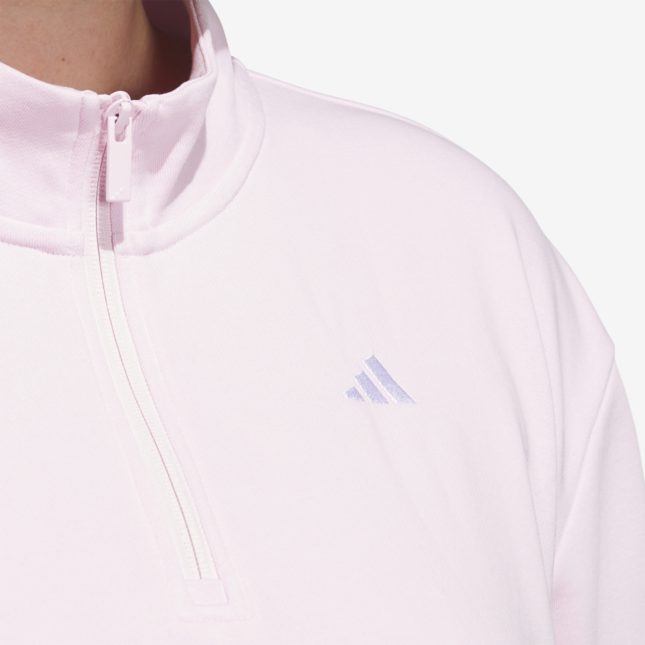 adidas Essentials Small Logo Qtr Zip Sweatshirt (PS) Image 3 of 6. Tap to open photo gallery.