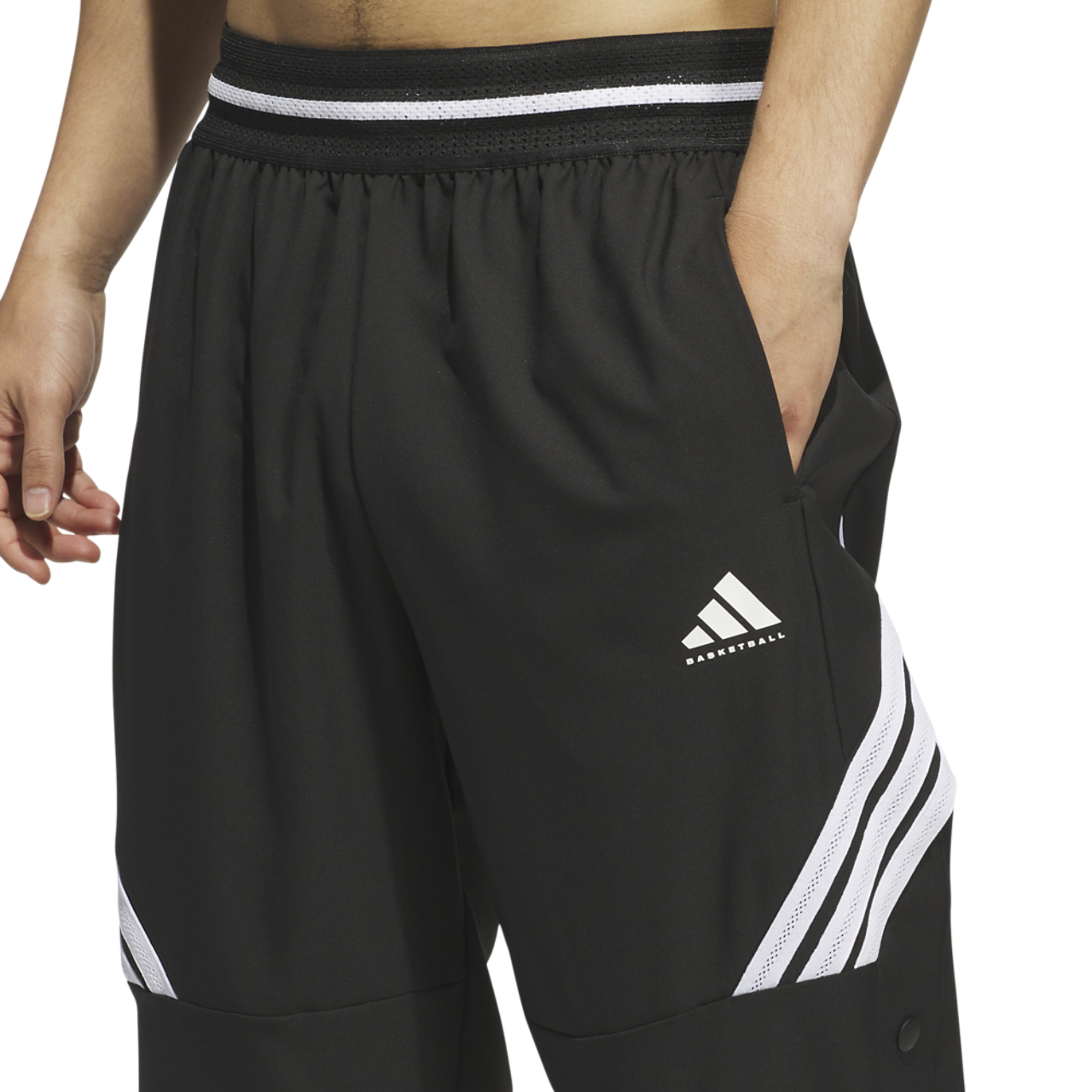 adidas CrazyLite Woven Basketball Pants Image 3 of 5. Tap to open photo gallery.