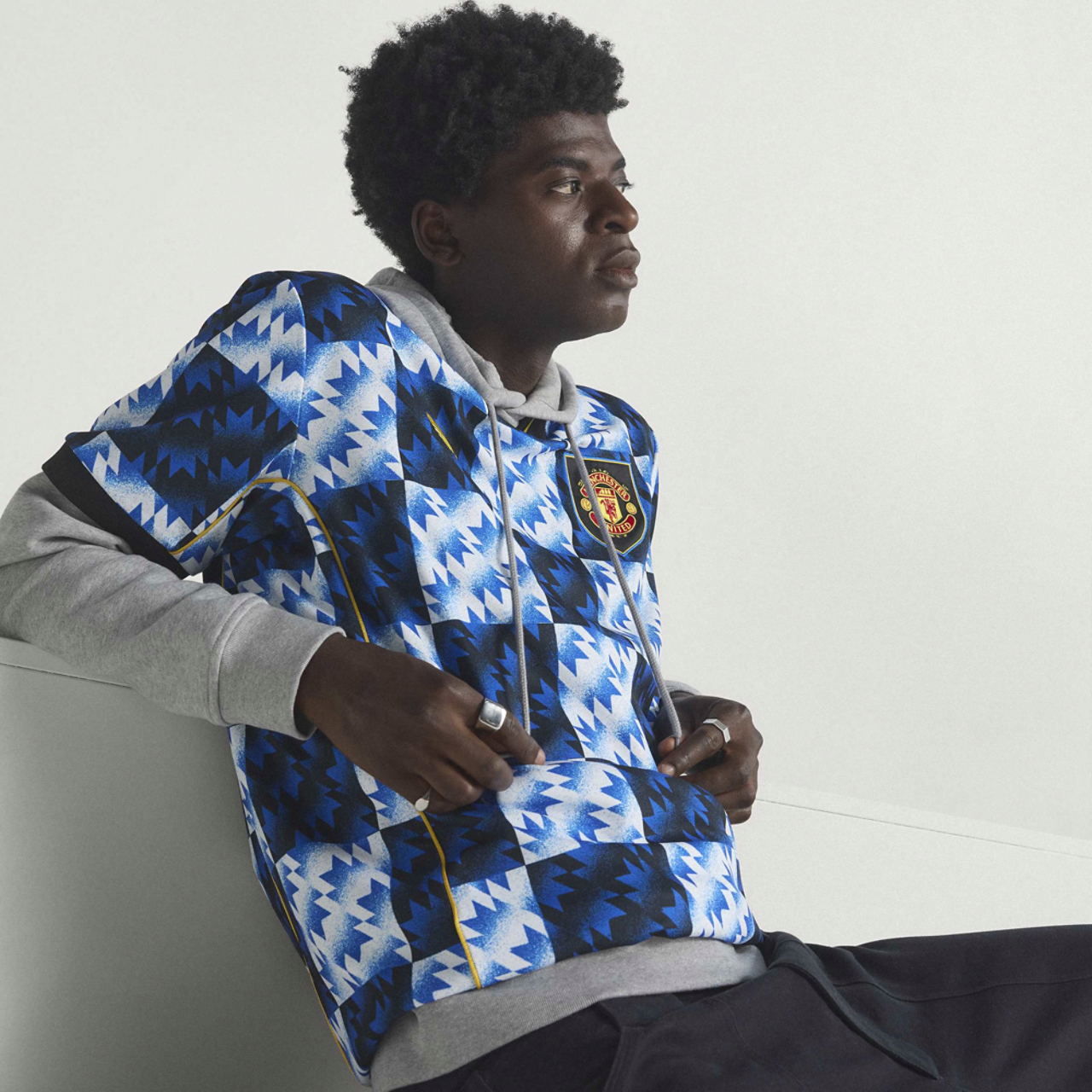 adidas Manchester United LF Jersey Image 10 of 13. Tap to open photo gallery.