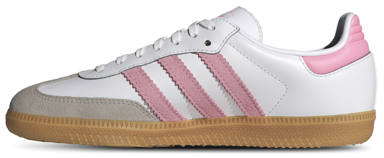 adidas gazelle silver green womens adidas Juniors' Samba OG White / Cloud Pink