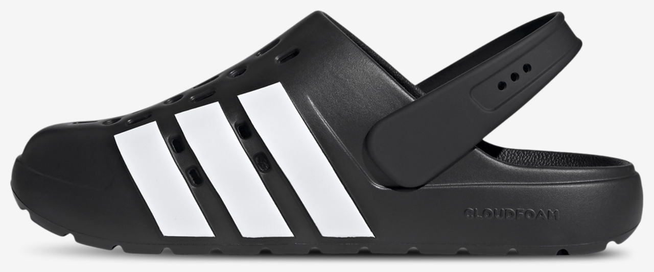 adidas Adilette Clogs Image 2 of 5. Tap to open photo gallery.