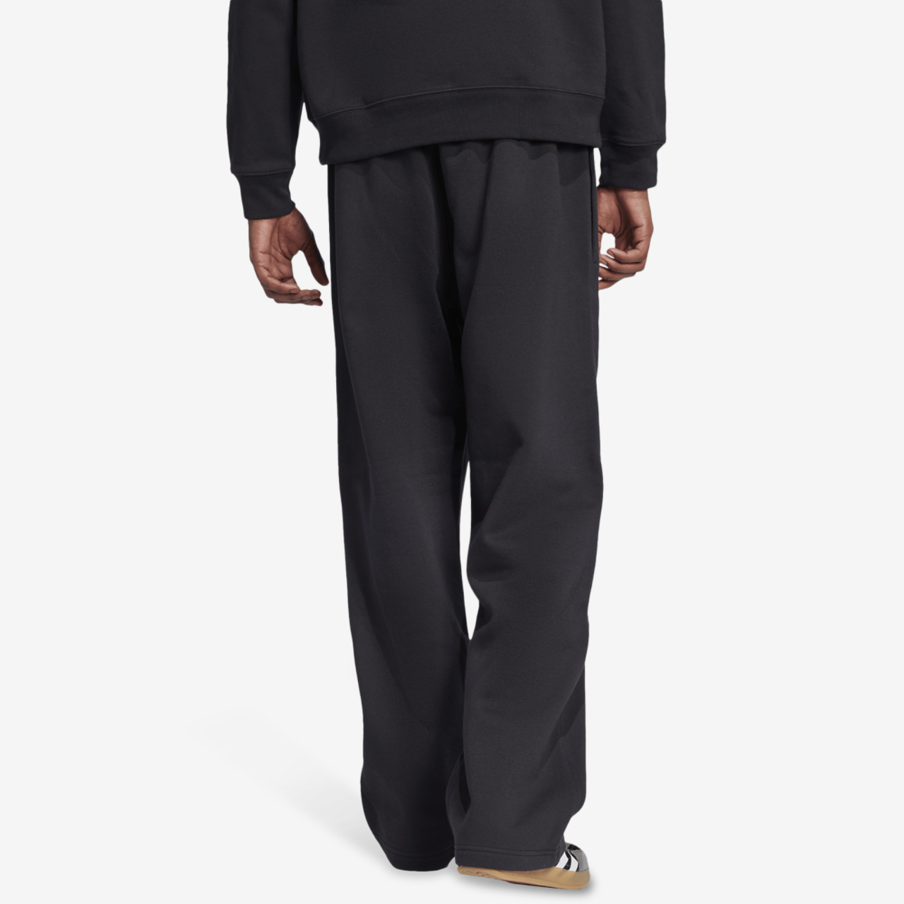 adidas Originals Trefoil Essentials Open Hem Pants Image 2 of 5. Tap to open photo gallery.