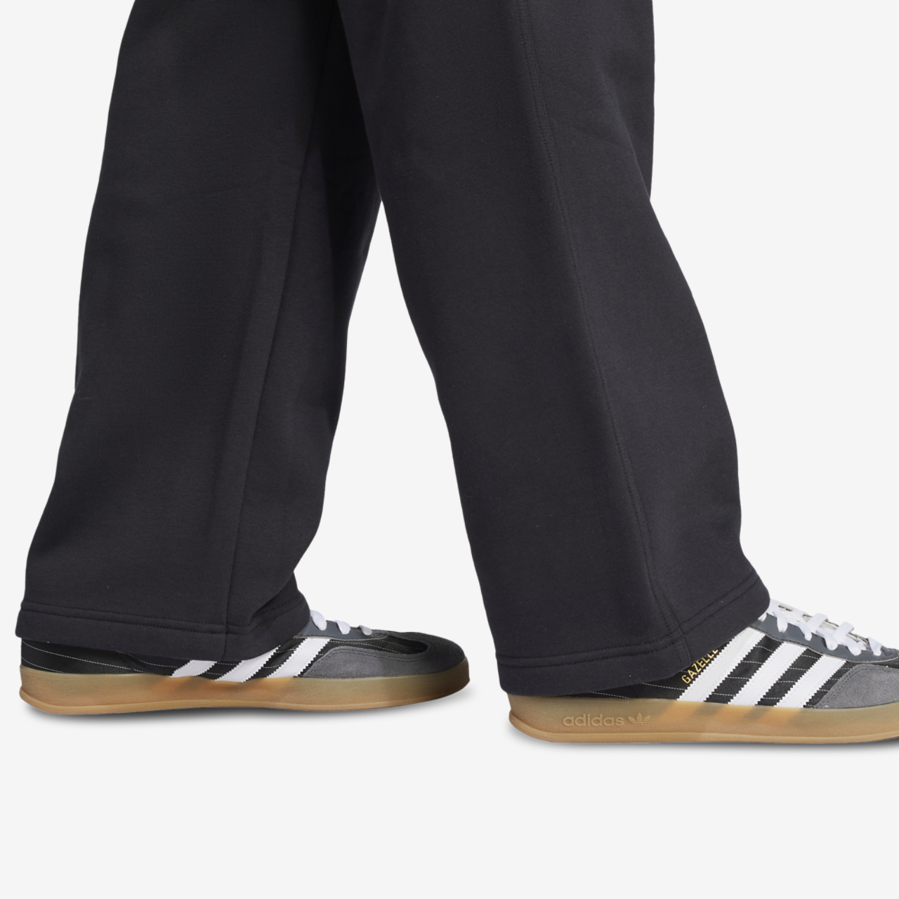 adidas Originals Trefoil Essentials Open Hem Pants Image 4 of 5. Tap to open photo gallery.