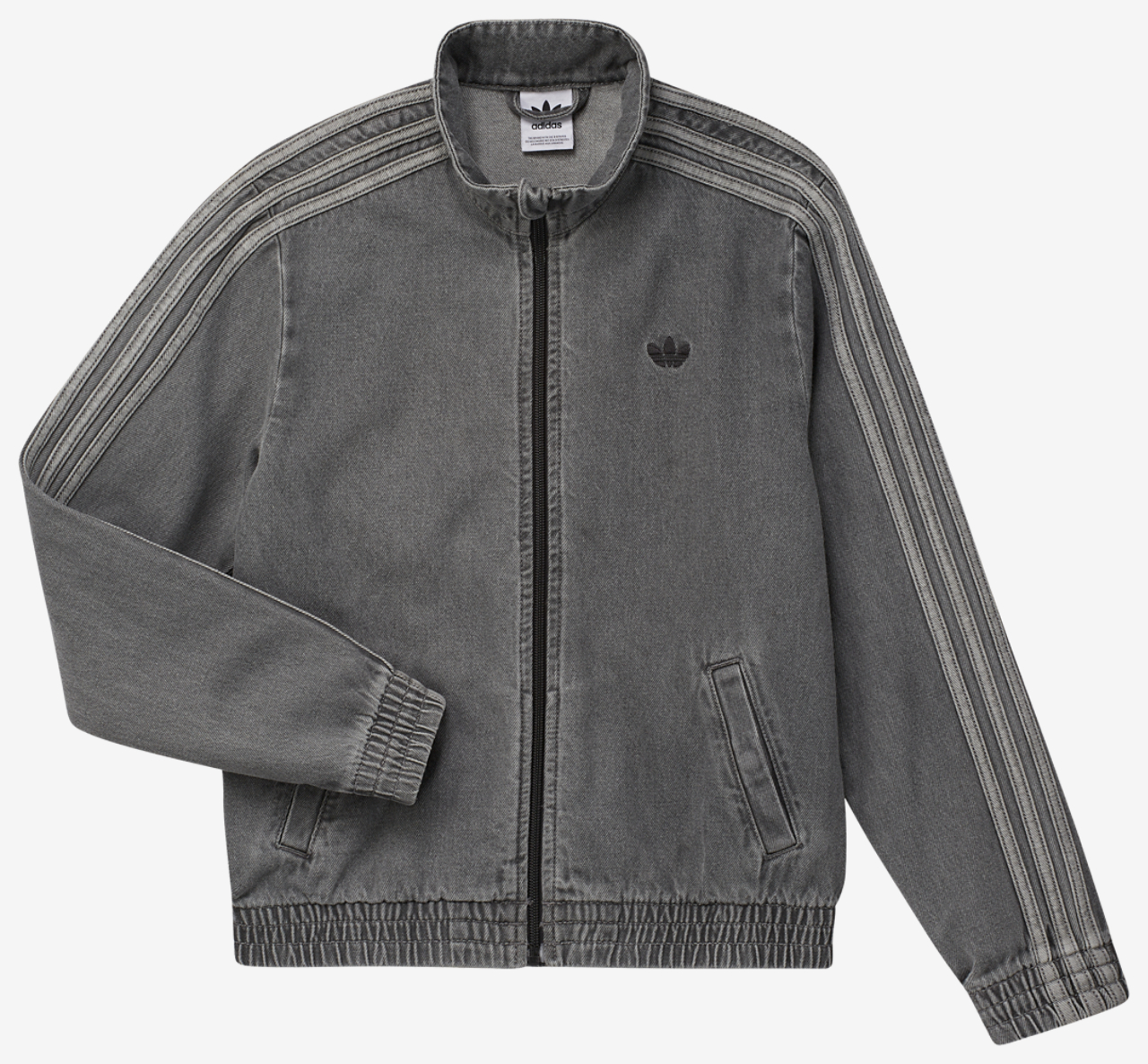 adidas Originals Denim Firebird Jacket Image 1 of 1. Tap to open photo gallery.