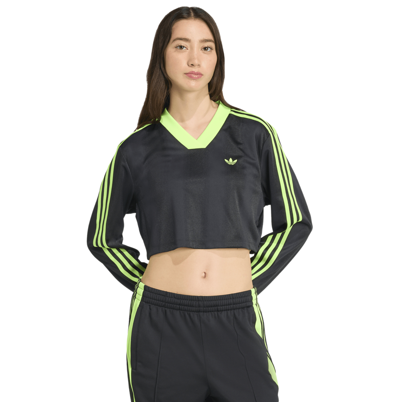 adidas Jacquard Long Sleeve T-Shirt - Women's | Foot Locker