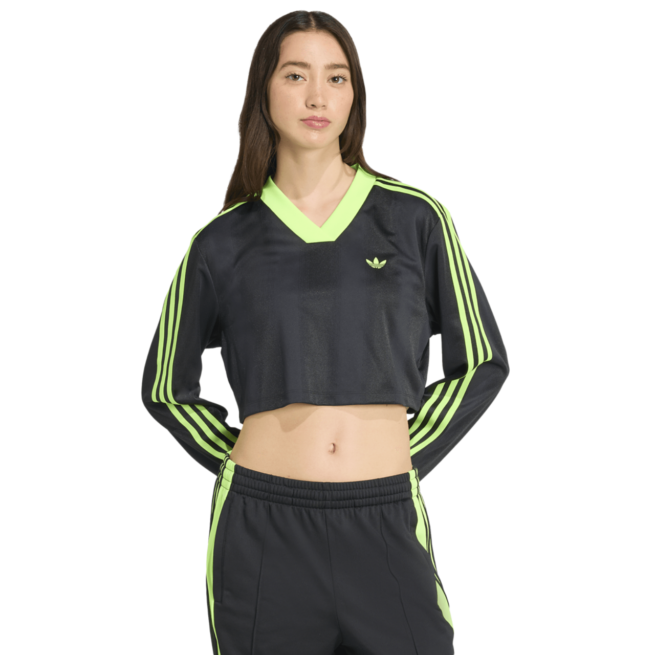 adidas Jacquard Long Sleeve T-Shirt - Women's | Foot Locker
