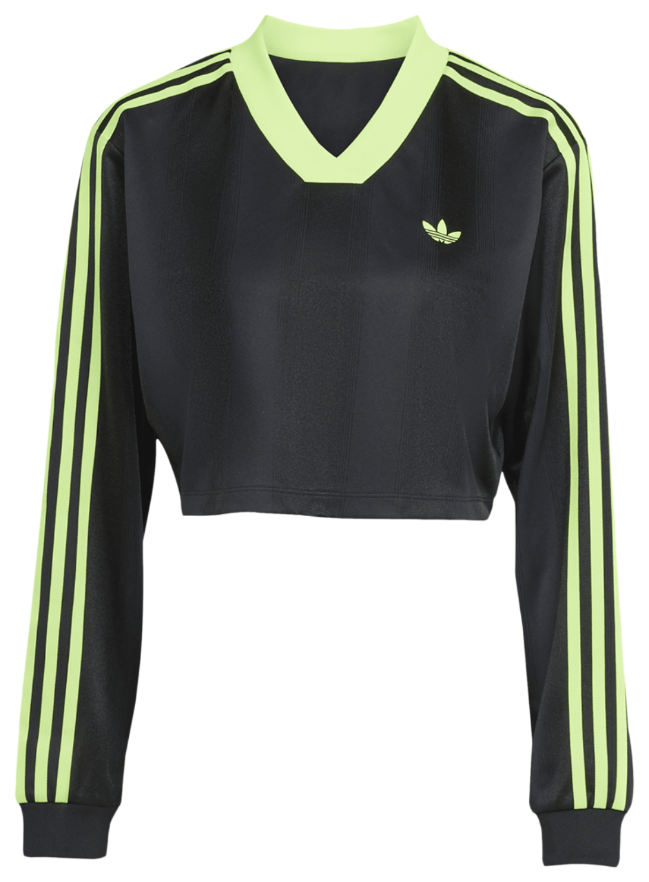 adidas Jacquard Long Sleeve T-Shirt - Women's | Foot Locker