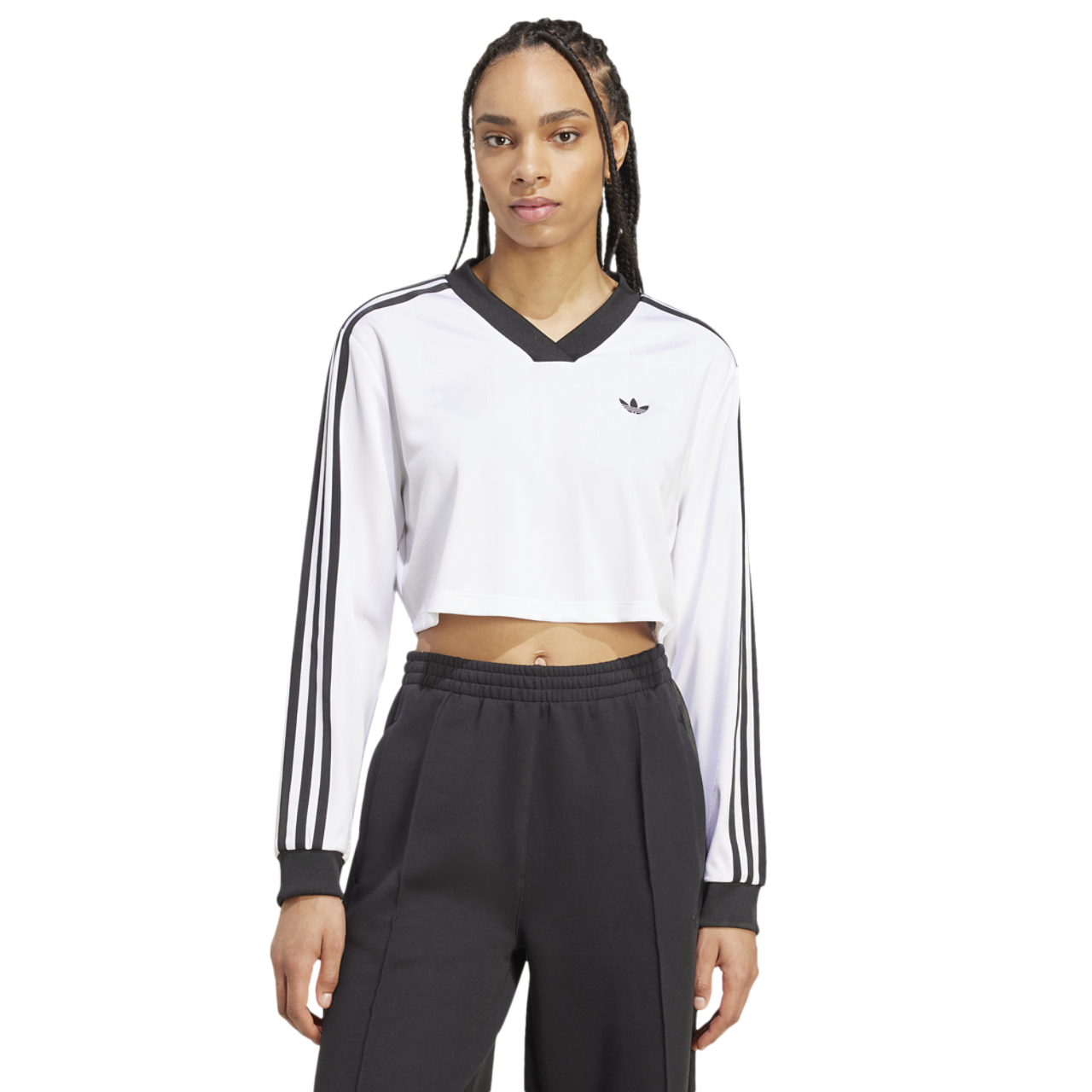 adidas Jacquard Long Sleeve T-Shirt - Women's | Foot Locker