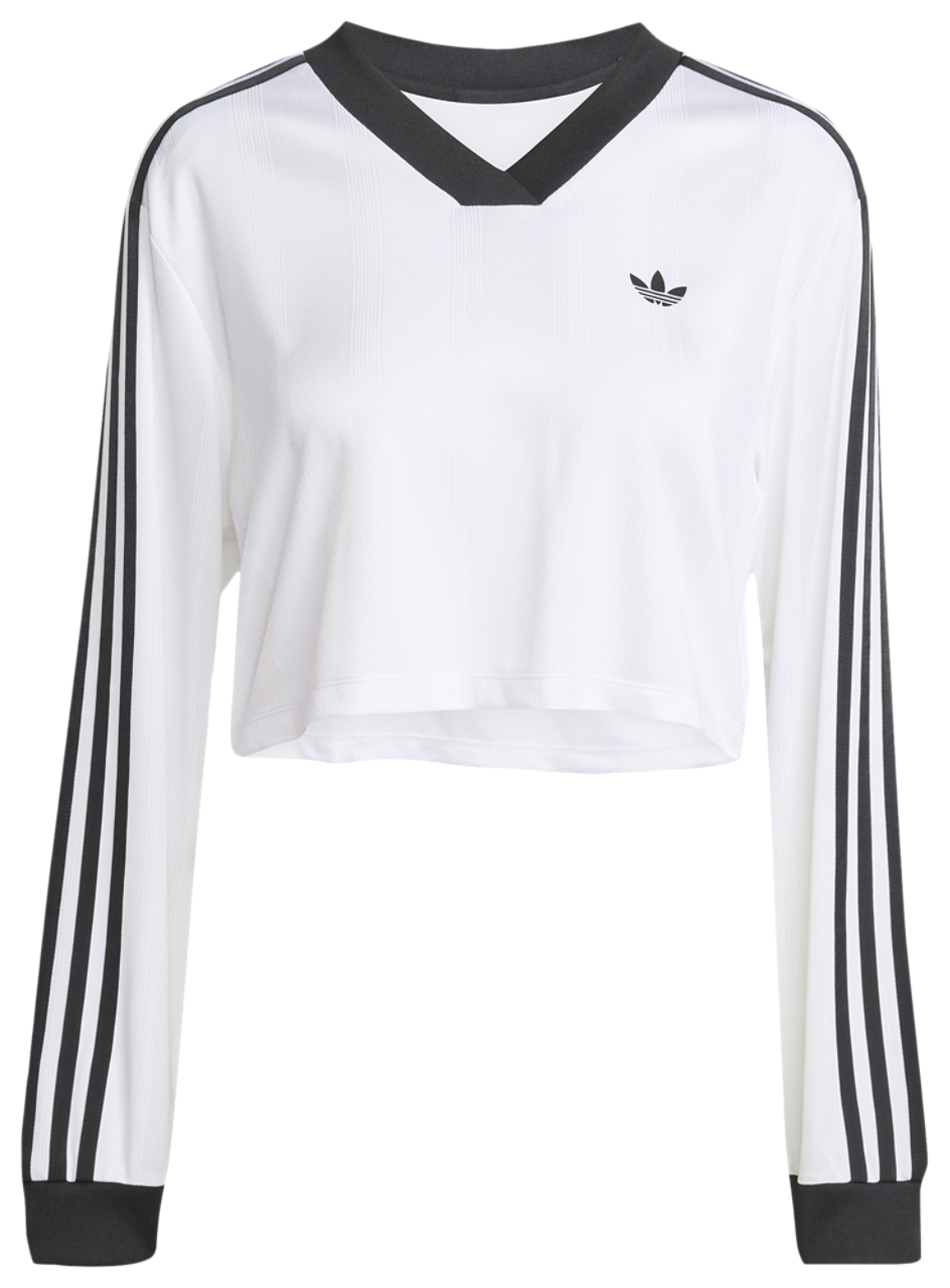 adidas Jacquard Long Sleeve T-Shirt - Women's | Foot Locker