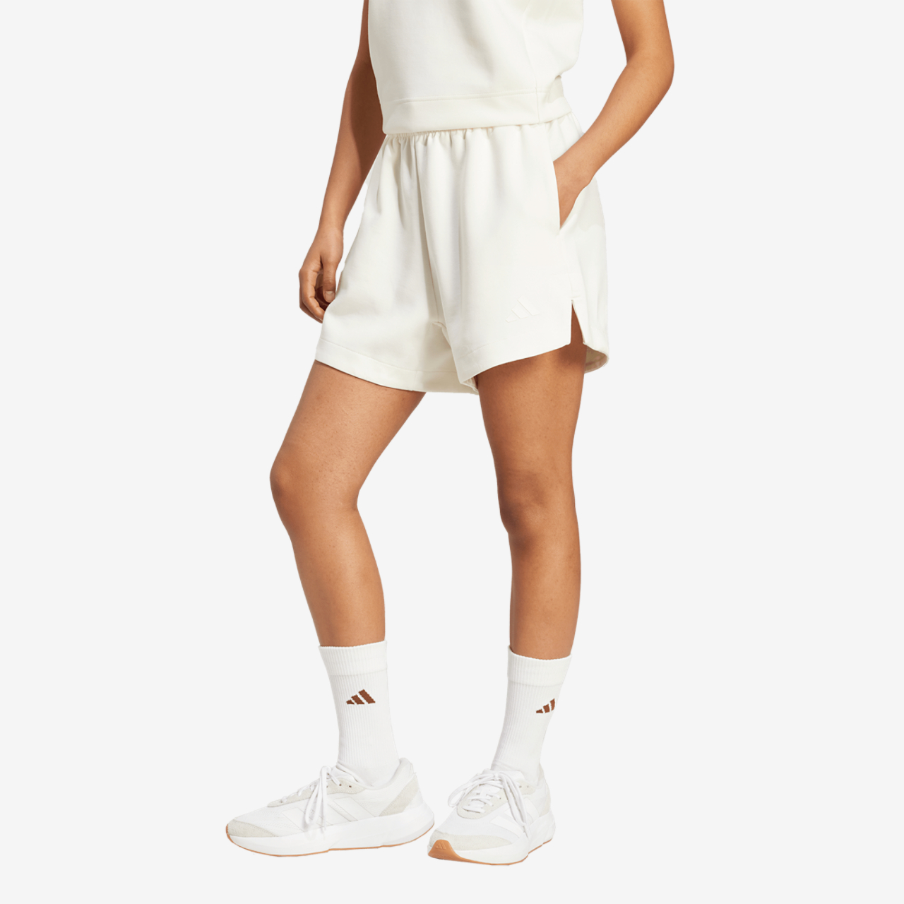 adidas Soft Lux Shorts Image 1 of 7. Tap to open photo gallery.