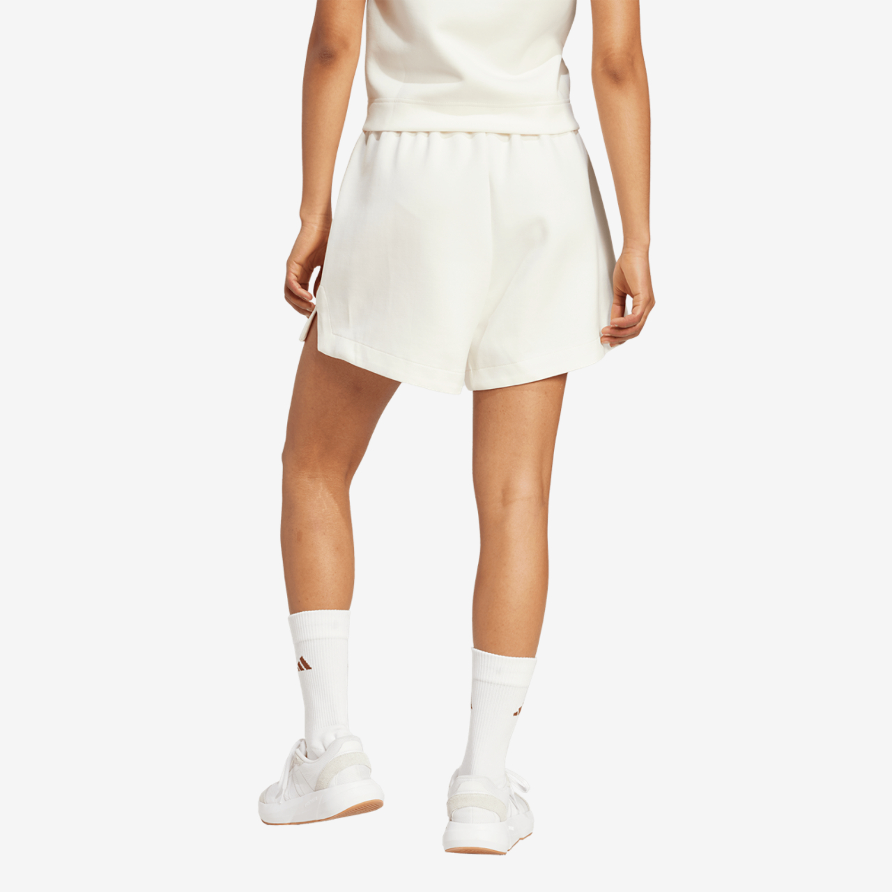 adidas Soft Lux Shorts Image 3 of 7. Tap to open photo gallery.