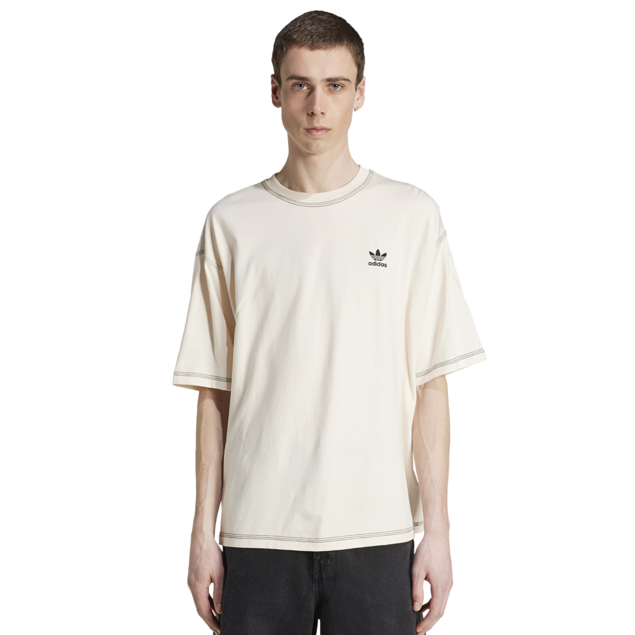 adidas Originals Trefoil Essentials T-Shirt Image 1 of 3. Tap to open photo gallery.