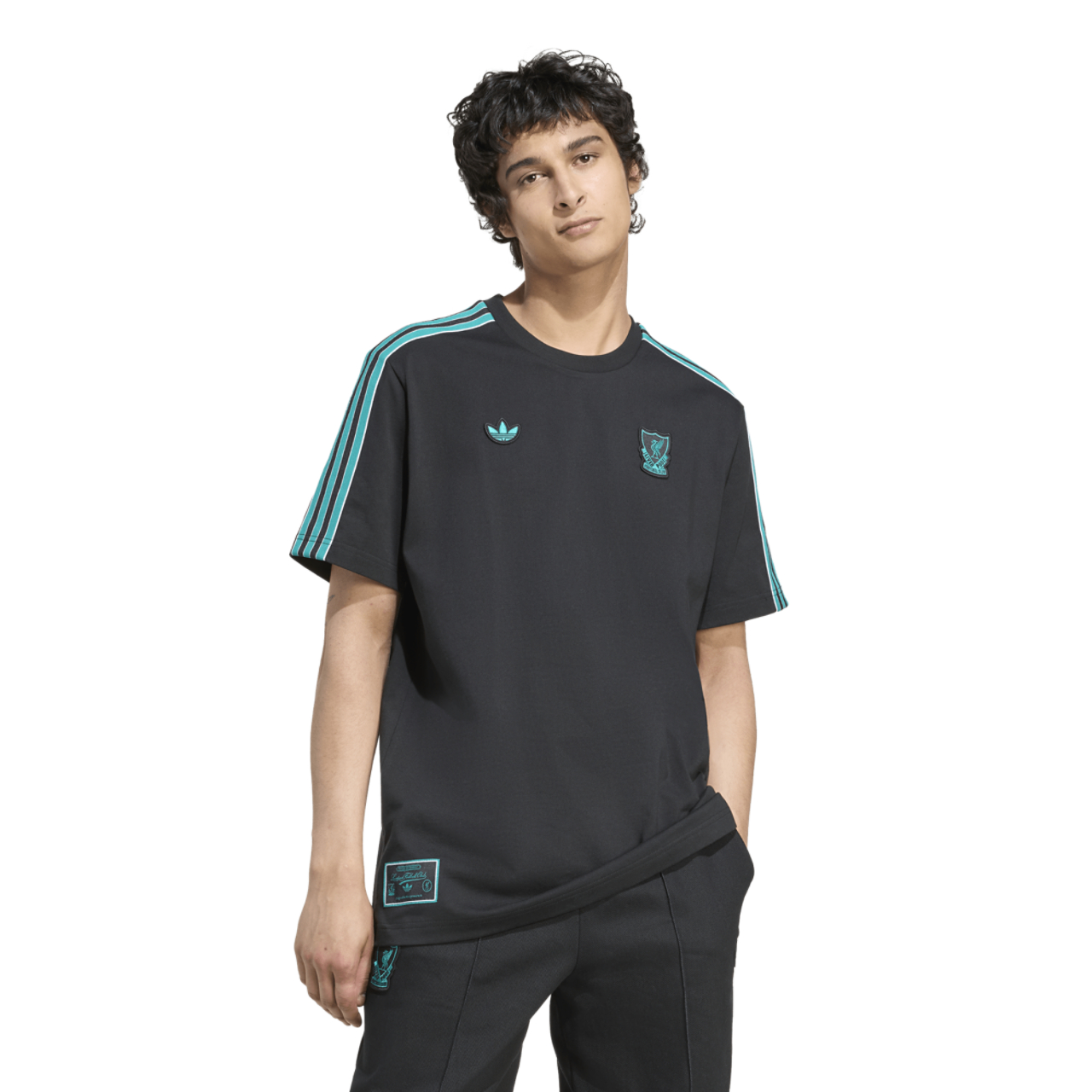adidas Liverpool FC Icon T-Shirt Image 1 of 8. Tap to open photo gallery.