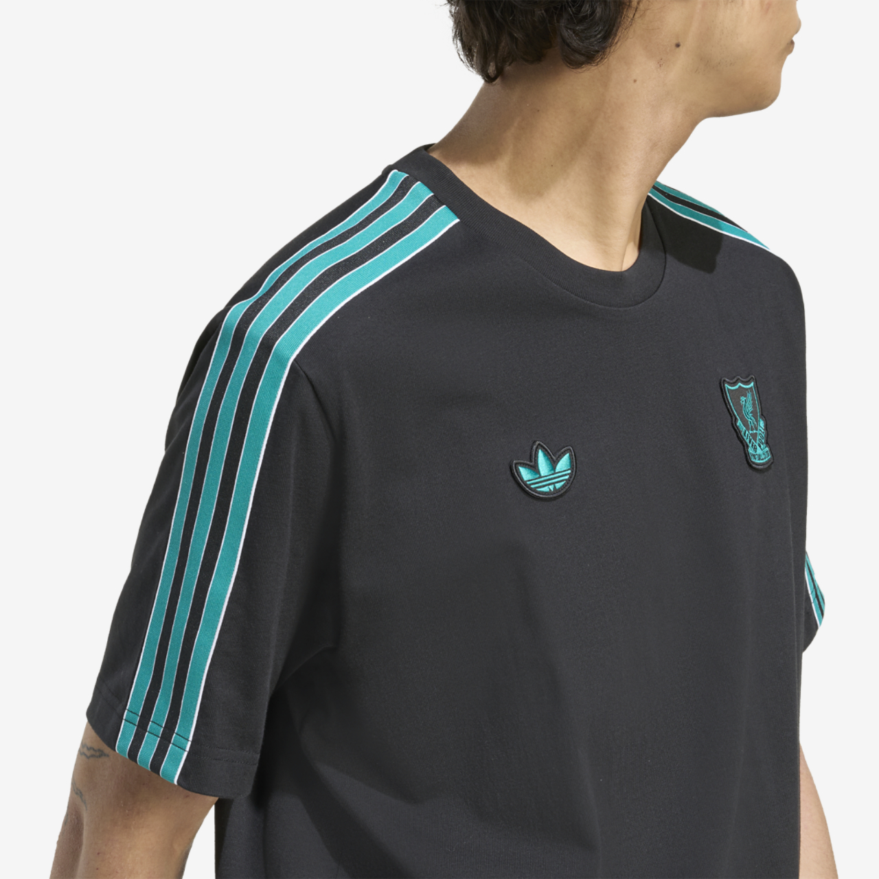 adidas Liverpool FC Icon T-Shirt Image 4 of 8. Tap to open photo gallery.