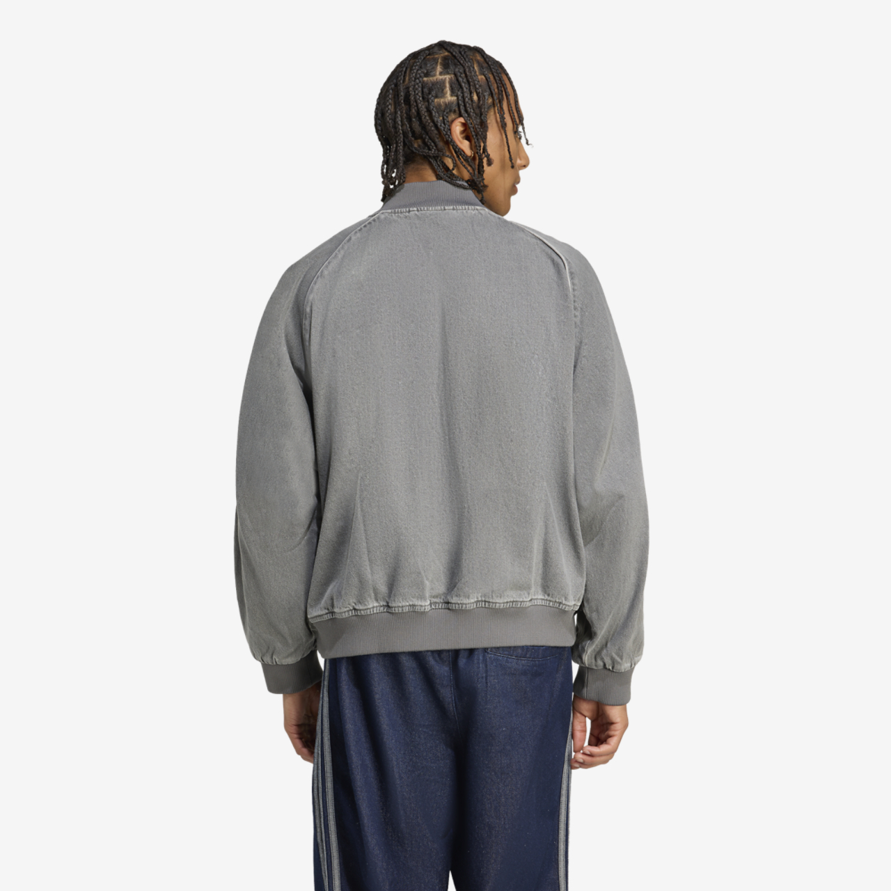 adidas Originals SST Denim Oversize Track Top Image 2 of 6. Tap to open photo gallery.