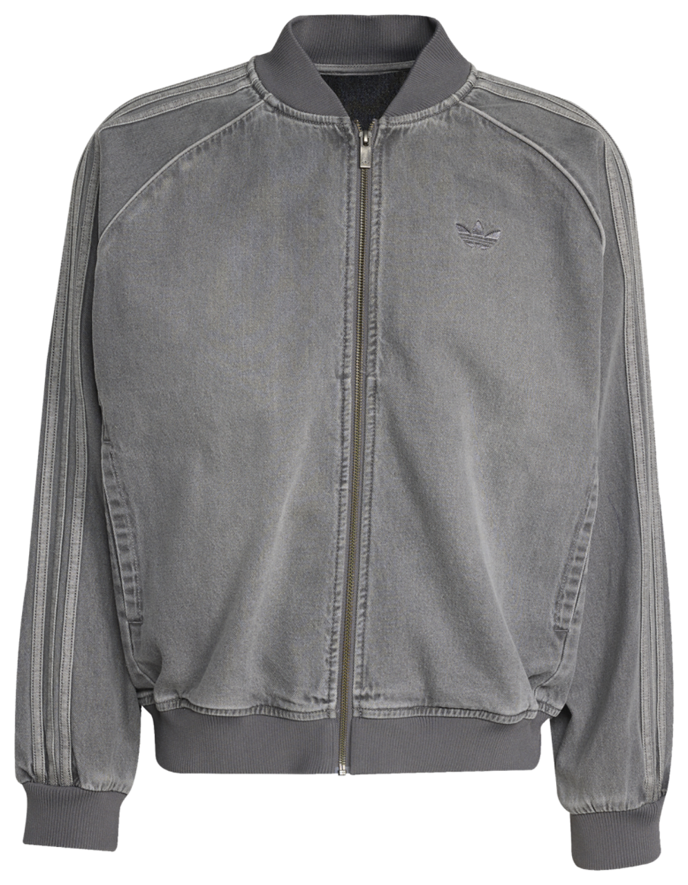 adidas Originals SST Denim Oversize Track Top Image 6 of 6. Tap to open photo gallery.
