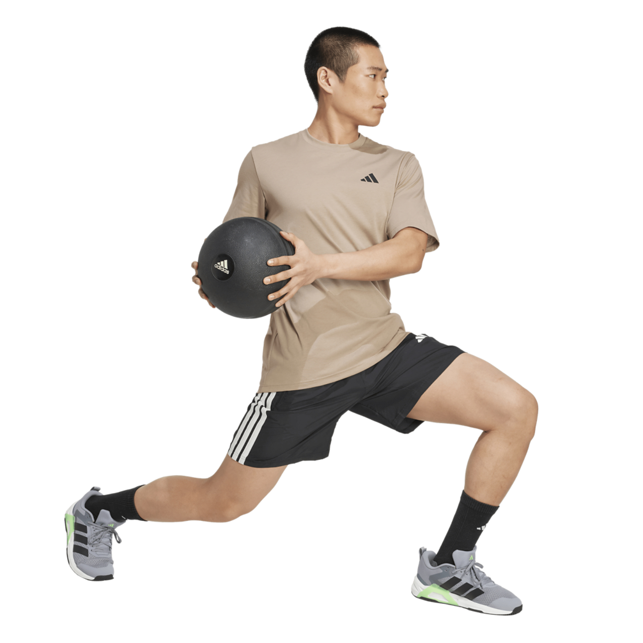 adidas Essentials Short Sleeve T-Shirt Image 3 of 6. Tap to open photo gallery.