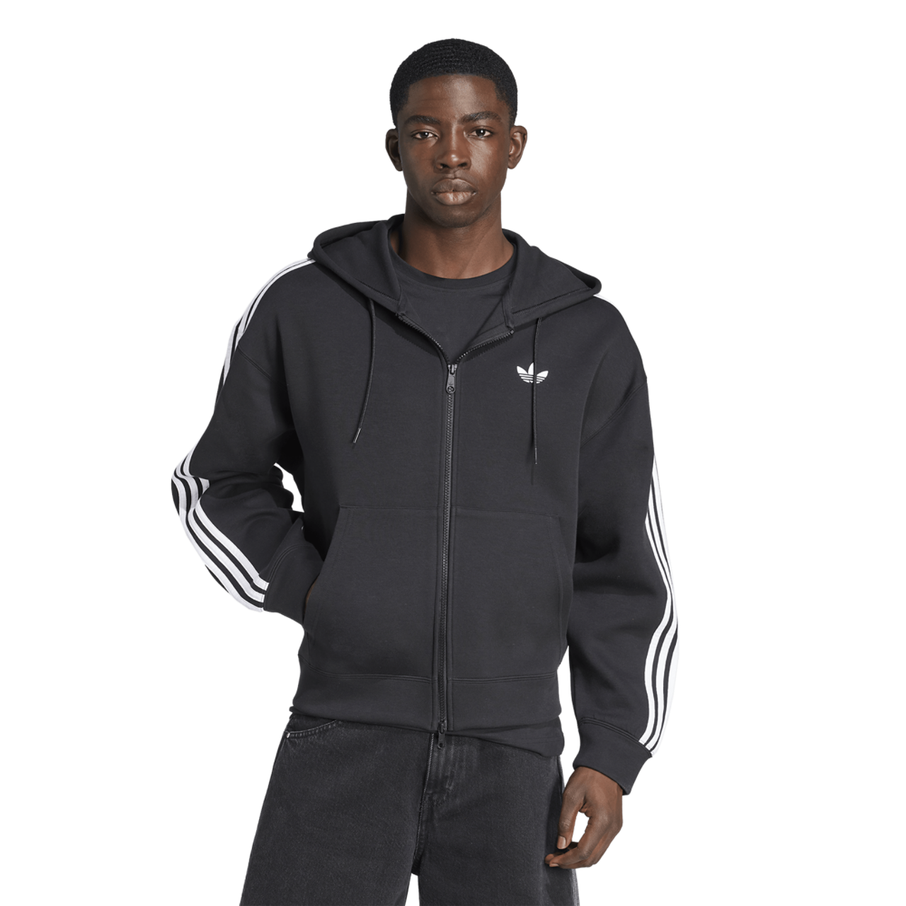 adidas Originals Adicolor Oversize Full-Zip Hoodie - Men's | Foot