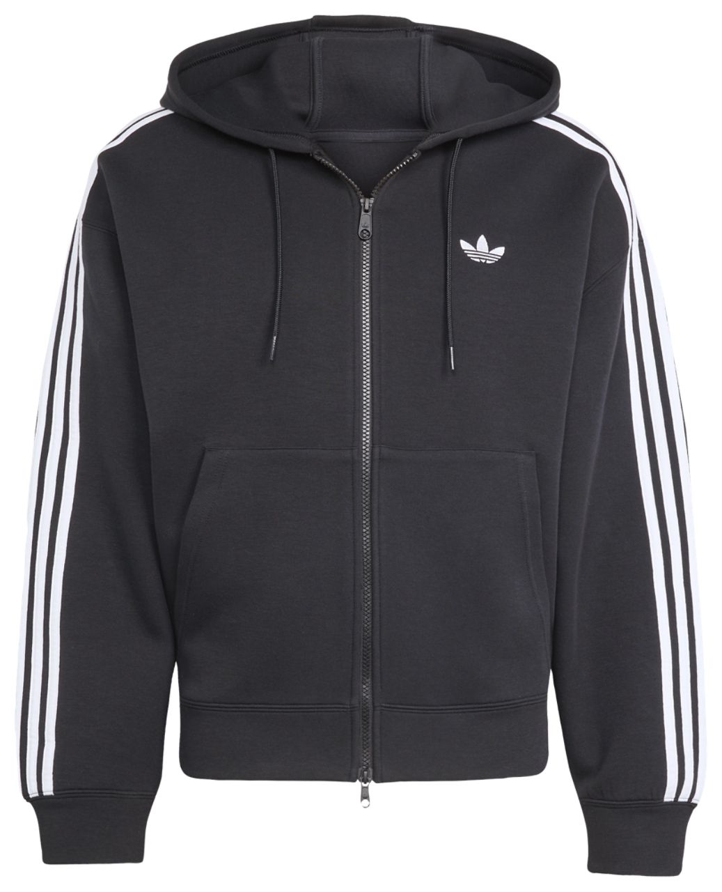 adidas Originals Adicolor Oversize Full-Zip Hoodie Image 7 of 7. Tap to open photo gallery.