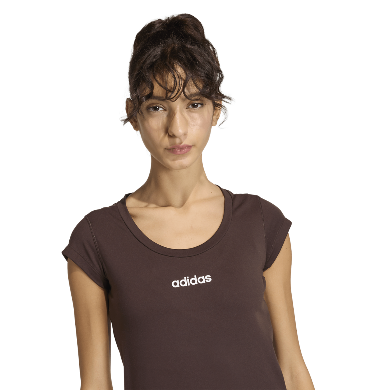 adidas Hyperglam Traning Baby T-Shirt Image 3 of 6. Tap to open photo gallery.