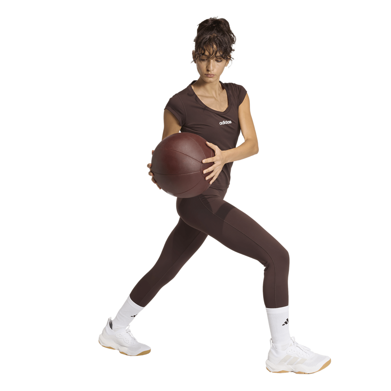 adidas Hyperglam Traning Baby T-Shirt Image 5 of 6. Tap to open photo gallery.