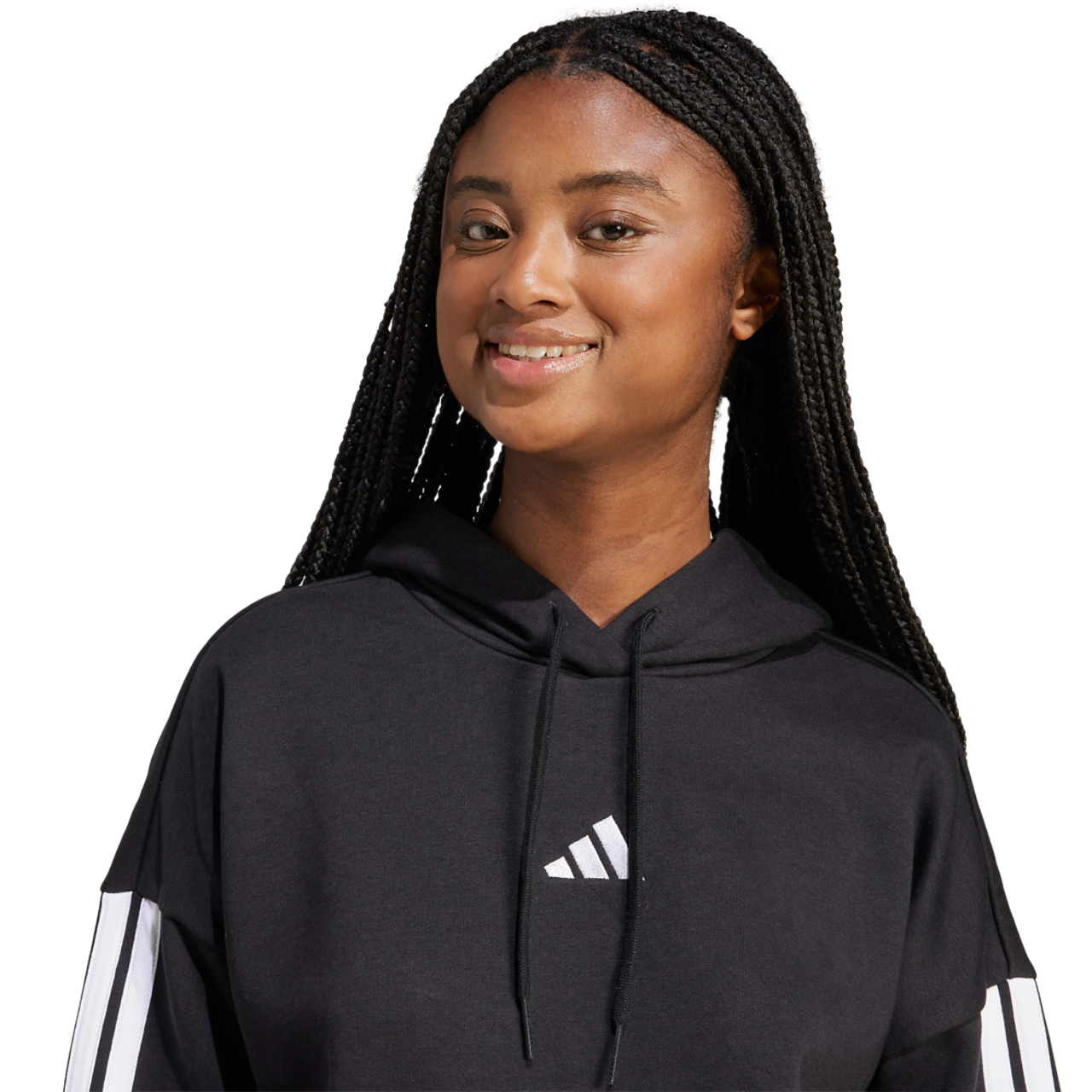 adidas Essentials 3-Stripes Fleece Hoodie - Women's | Foot Locker