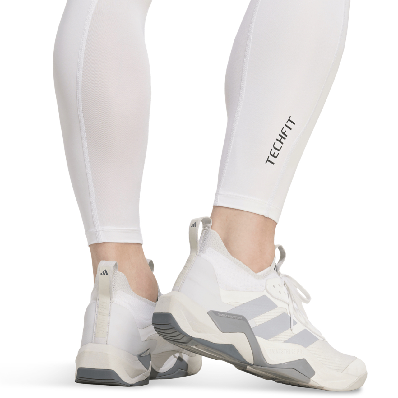 adidas Techfit Control Long-Tight Training Leggings Image 4 of 5. Tap to open photo gallery.