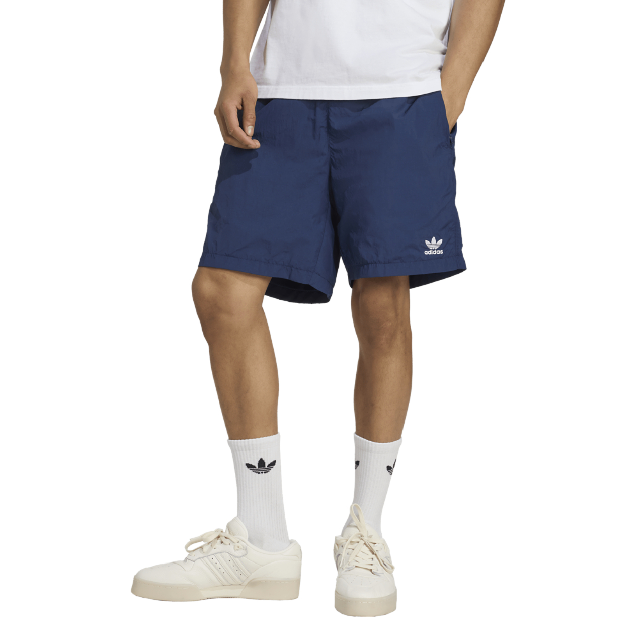 adidas Originals Trefoil Essentials Woven Pants Image 1 of 6. Tap to open photo gallery.