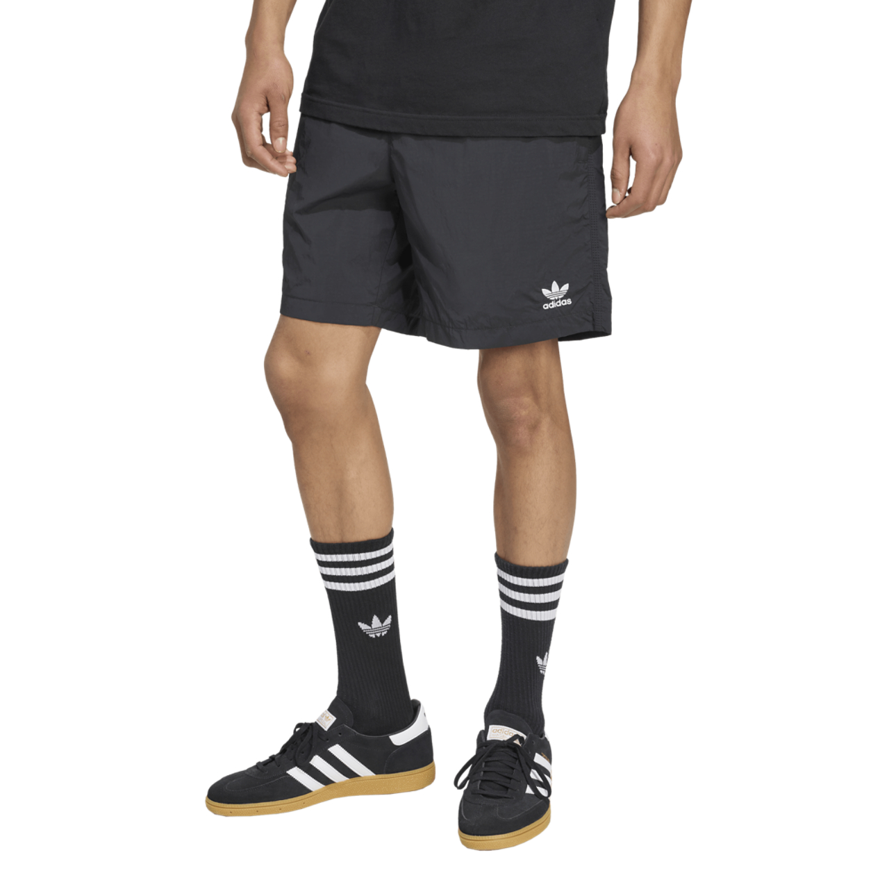 adidas Originals Trefoil Essentials Woven Pants Image 1 of 7. Tap to open photo gallery.