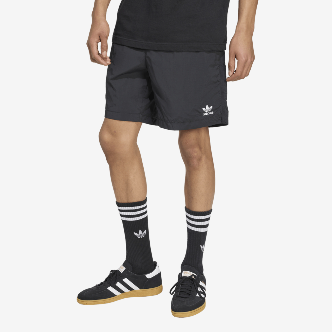 adidas Originals Trefoil Essentials Woven Pants Image 1 of 7. Tap to open photo gallery.