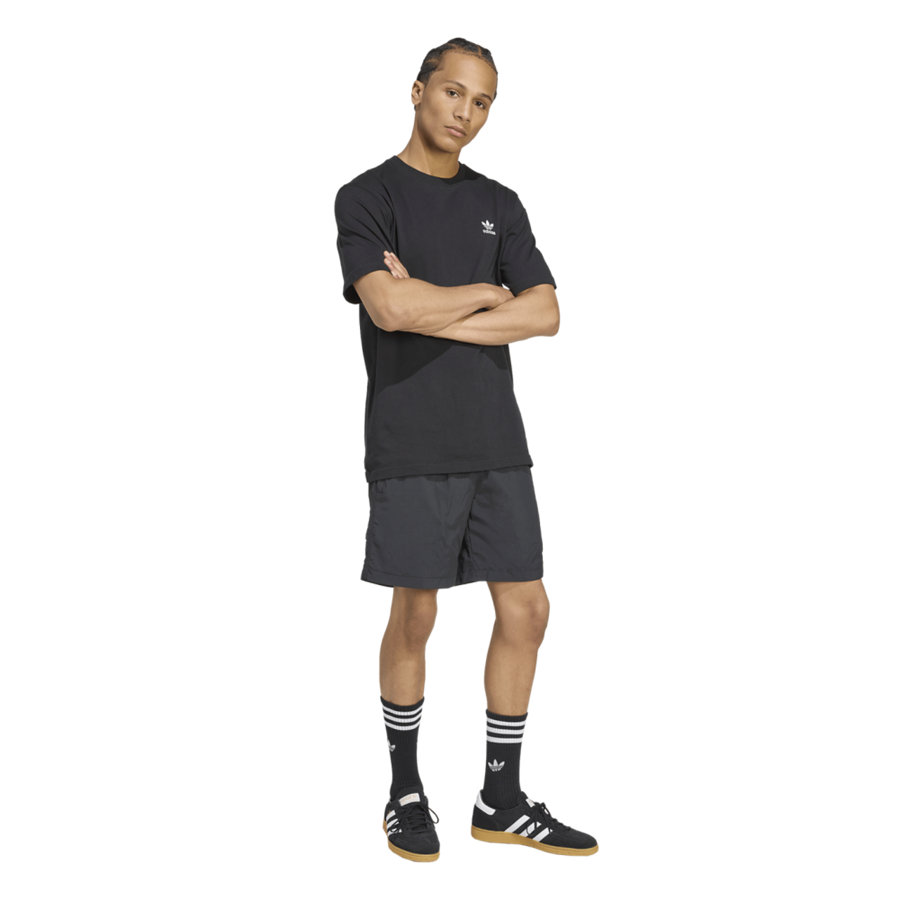 adidas Originals Trefoil Essentials Woven Pants Image 4 of 7. Tap to open photo gallery.