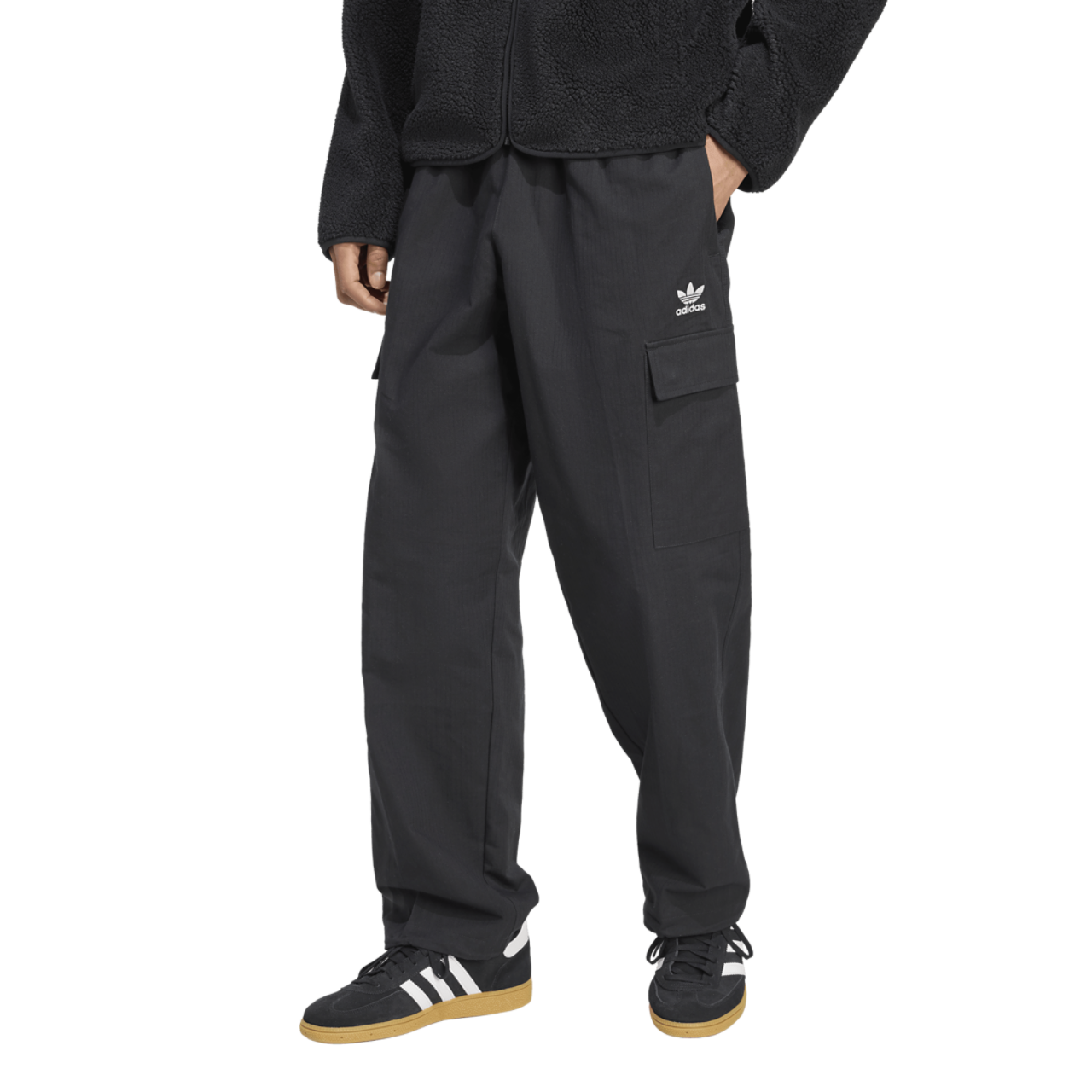 adidas Originals Trefoil Essentials Woven Pants Image 1 of 5. Tap to open photo gallery.